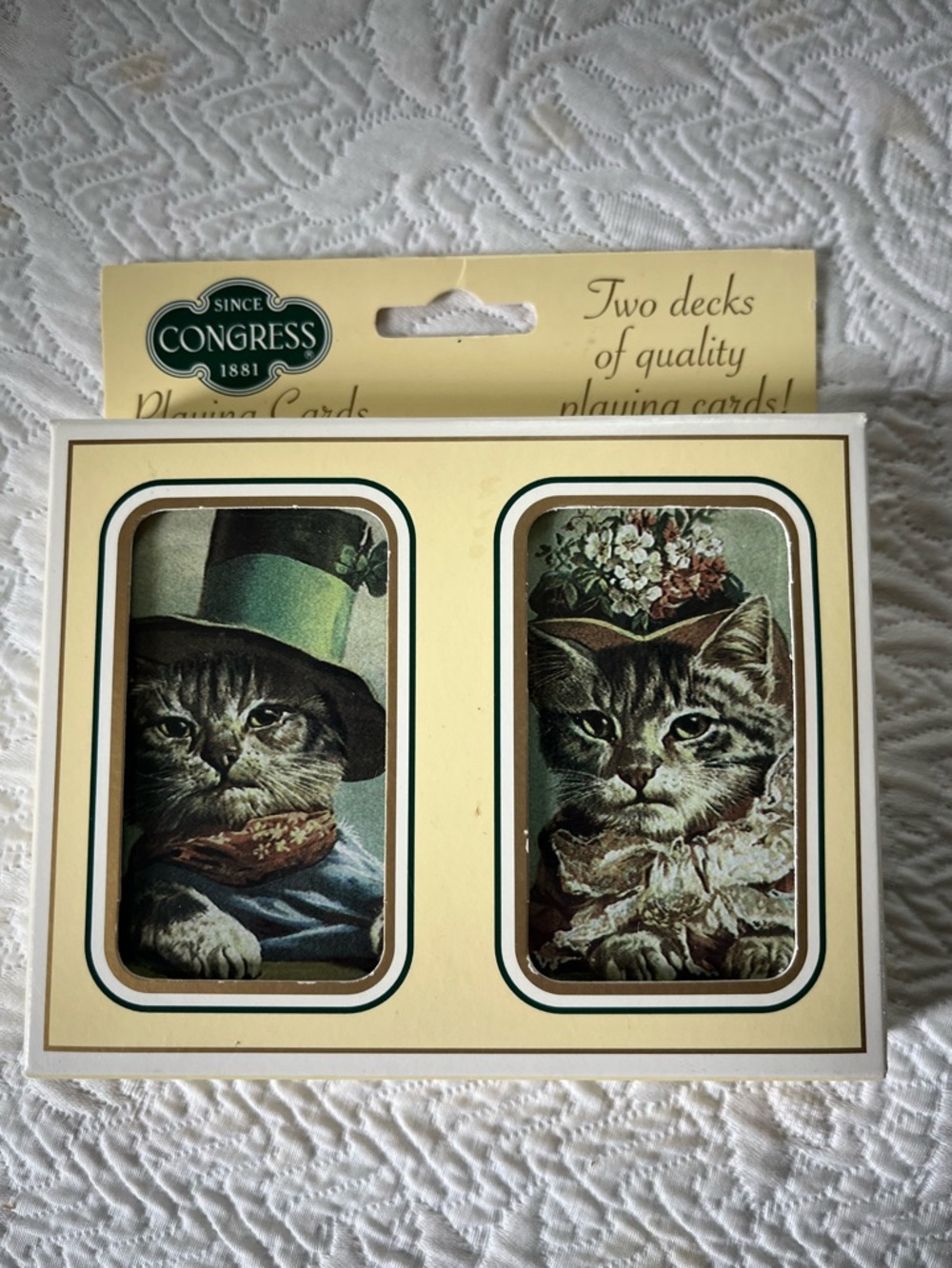 Vintage Congress playing cards